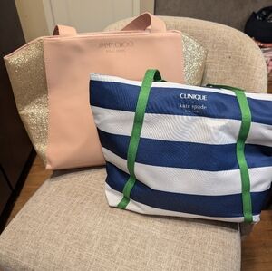 Jimmy Choo Pink & Gold Tote